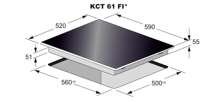 Варочная поверхность KAISER KCT 61 FI