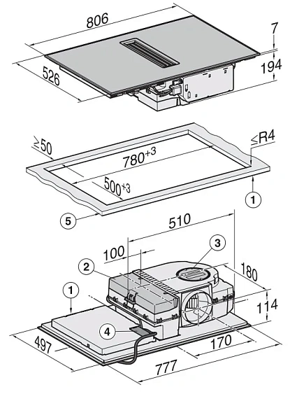 Варочная поверхность MIELE KMDA 7272 FR-U