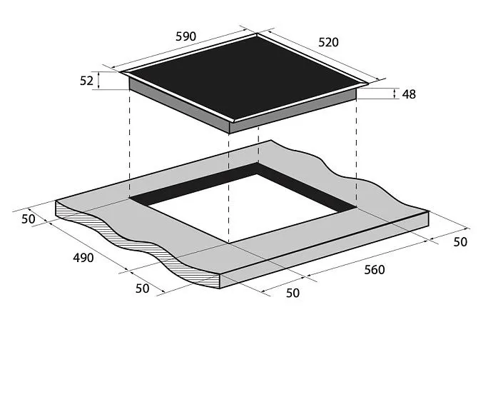 Варочная поверхность ZUGEL ZEH610B