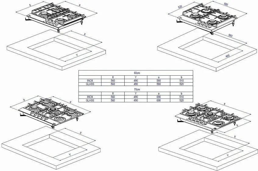 Варочная поверхность DELONGHI GRAZIA 6GW IM