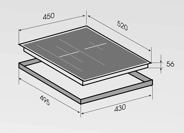 Варочная поверхность ZIGMUND & SHTAIN CI 24.4 B