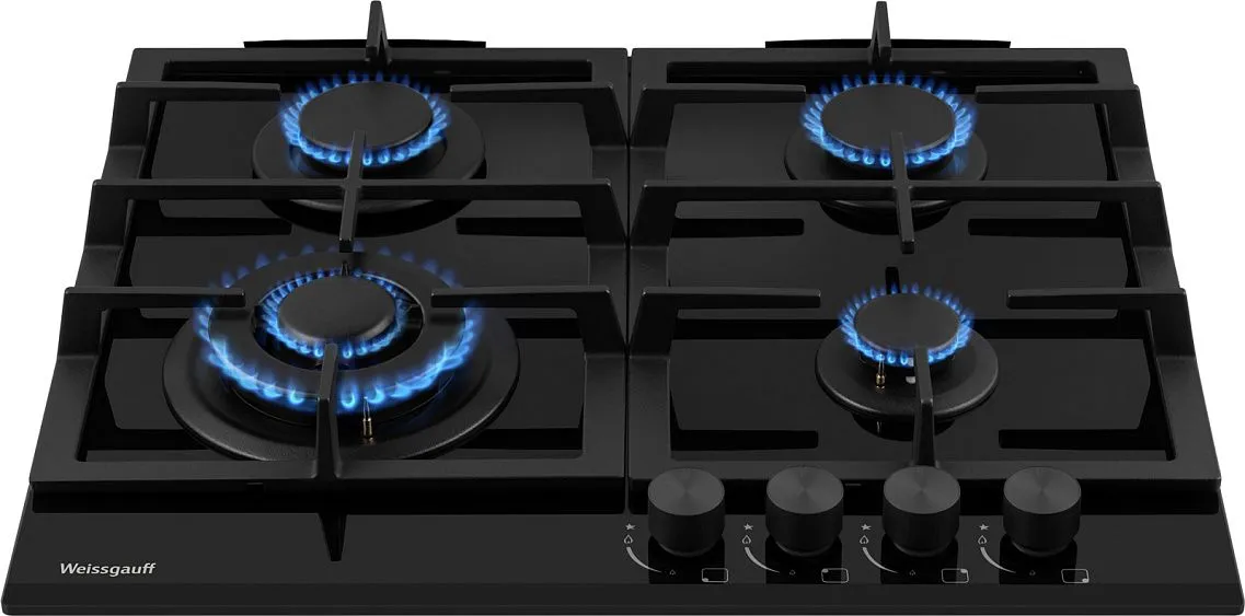 Варочная поверхность WEISSGAUFF HGG 641 BGh Black Edition