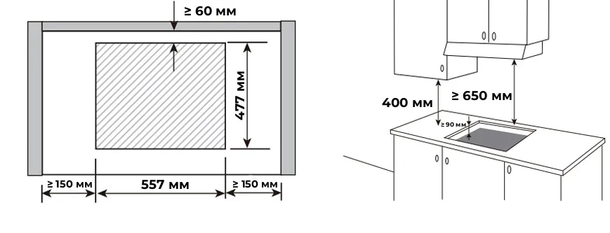 Варочная поверхность MEFERI MGH705BK POWER