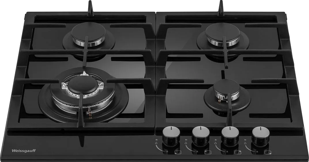 Варочная поверхность WEISSGAUFF HGG 641 BGh Nano Glass