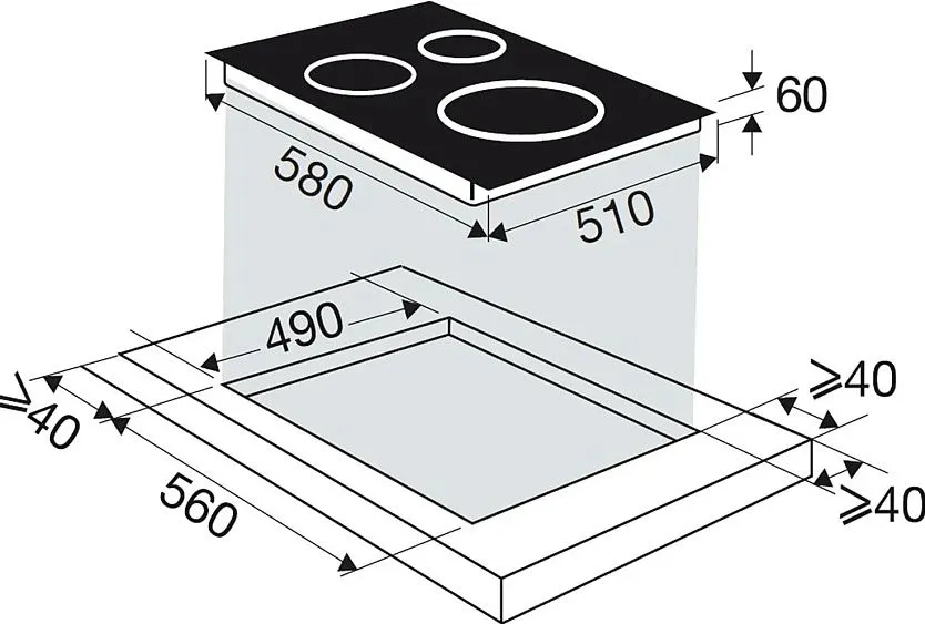 Варочная поверхность BRANDT BPI3641PB