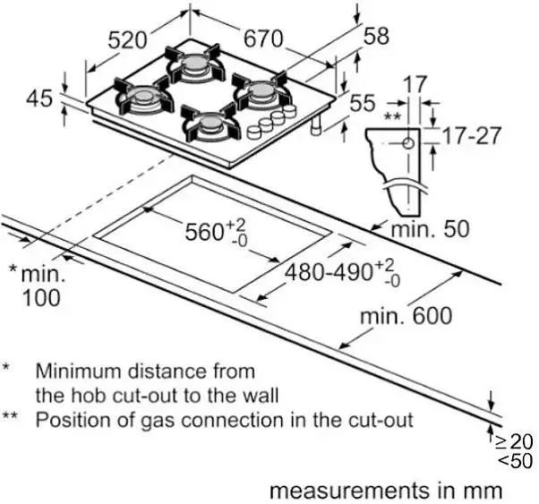 Варочная поверхность BOSCH POP7C2P30O