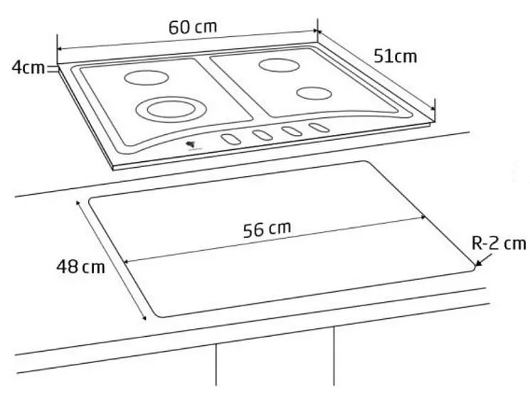 Варочная поверхность LEONORD LEG-60406S