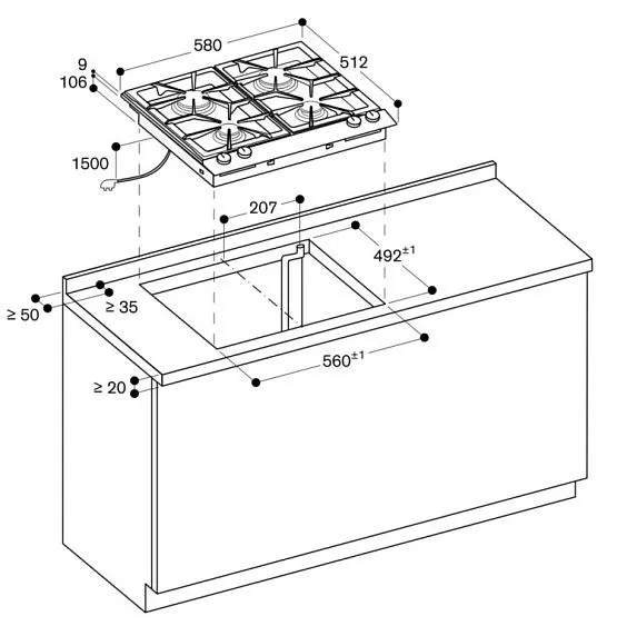 Варочная поверхность GAGGENAU VG264220