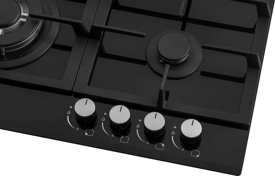 Варочная поверхность WEISSGAUFF HGG 641 BGh Nano Glass