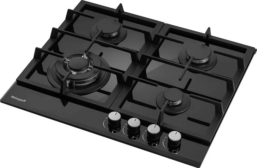 Варочная поверхность WEISSGAUFF HGG 641 BGh Nano Glass