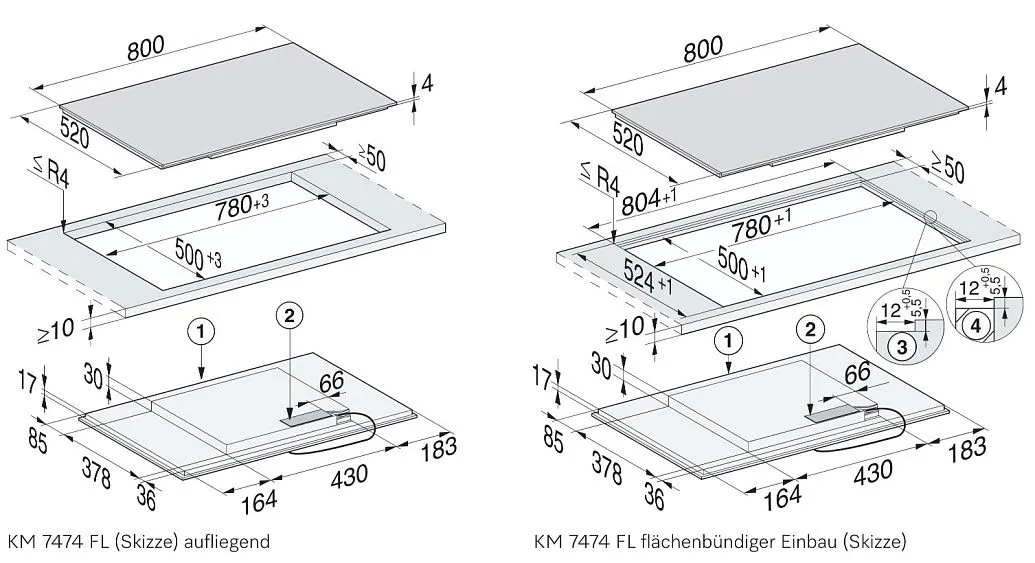 Варочная поверхность MIELE KM 7474 FL 125 edition