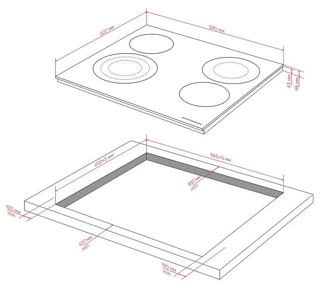 Варочная поверхность KUPPERSBERG ECS 635