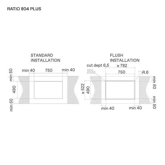 Варочная поверхность ELICA RATIO 804 PLUS BL (PRF0183912)