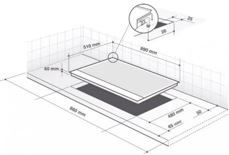Варочная поверхность DE DIETRICH DPG4950B