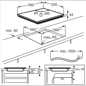 Варочная поверхность AEG TO64IC00FB