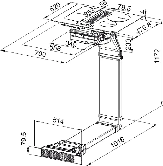 Варочная поверхность FRANKE FSM 709 HI LL KIT (340.0678.204)