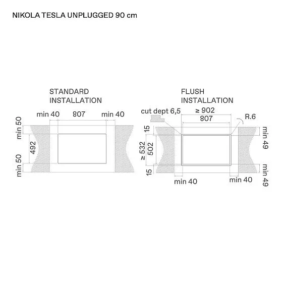 Варочная поверхность ELICA NIKOLATESLA UNPLUGGED EVO IX/A/90 (PRF0196326)