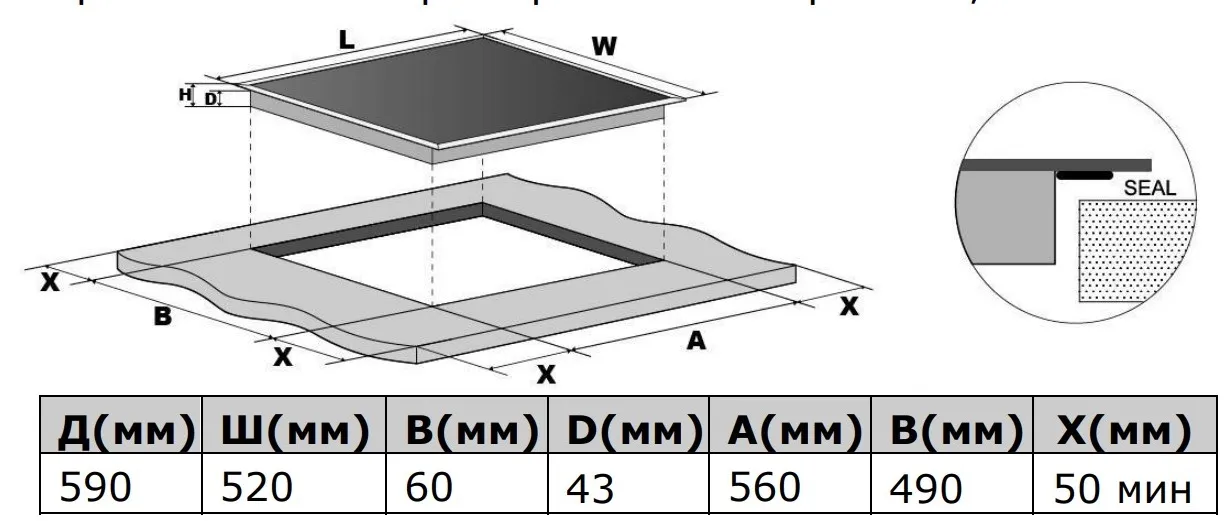 Варочная поверхность KANZLER KI 017 S