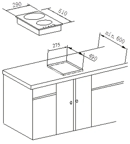 Варочная поверхность OASIS P-SBD