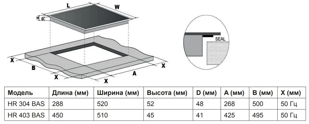 Варочная поверхность HOTPOINT-ARISTON HR 3O4 BAS