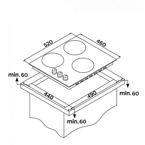 Варочная поверхность SCHAUB LORENZ SLK GE4011