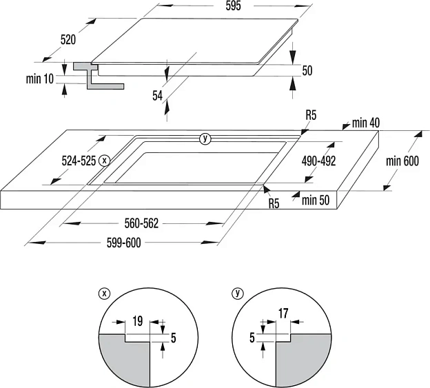 Варочная поверхность GORENJE GI6433BCWF
