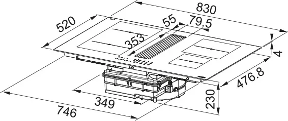 Варочная поверхность FRANKE FMA 8381 HI (340.0705.228)