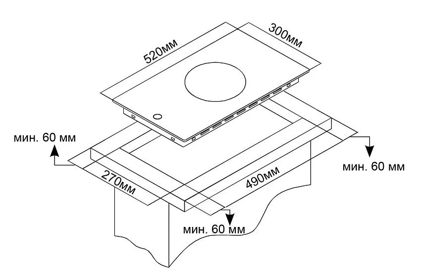 Варочная поверхность ARDO GH31WCB2