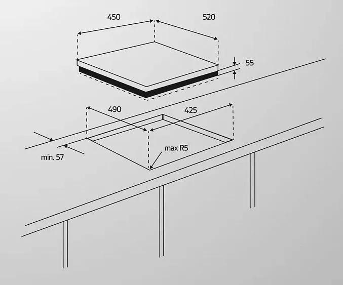 Варочная поверхность SIMFER H45D13S225