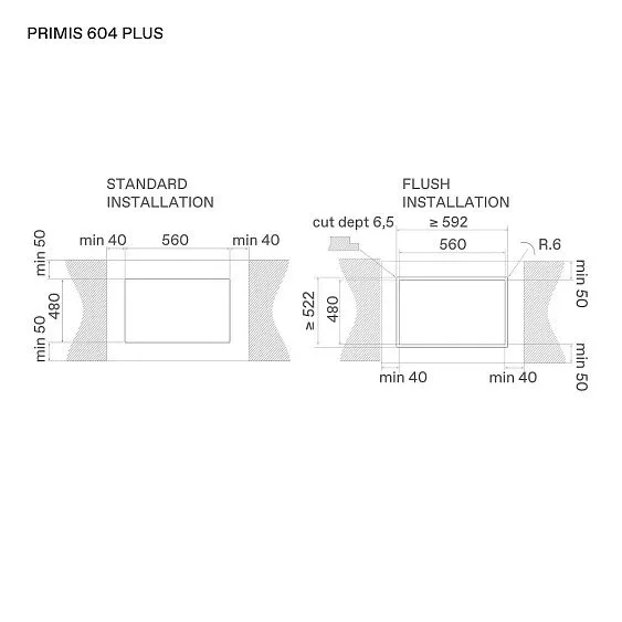 Варочная поверхность ELICA PRIMIS 604 PLUS BL (PRF0199861)
