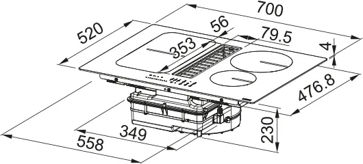 Варочная поверхность FRANKE FSM 709 HI (340.0678.203)