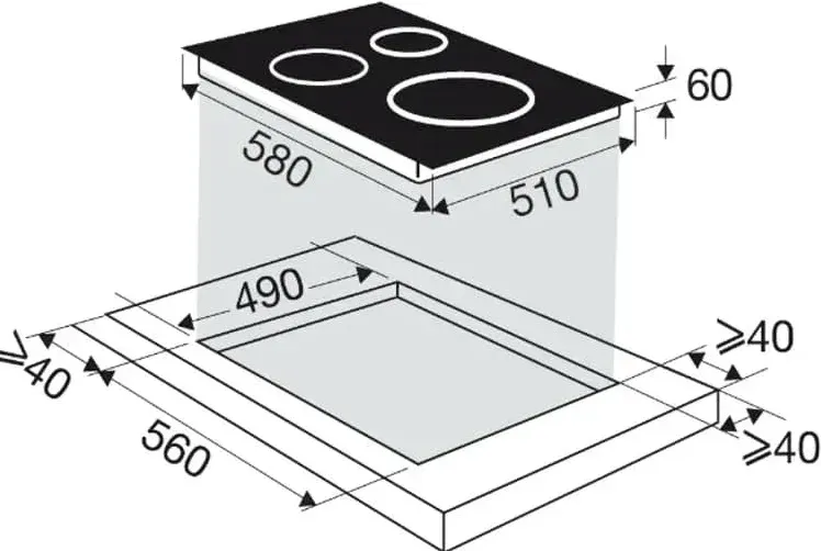 Варочная поверхность BRANDT BPI364DPW