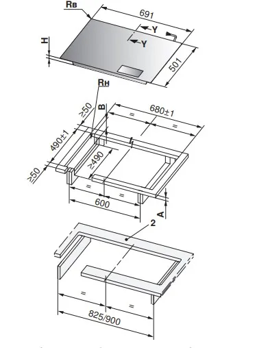 Варочная поверхность V-ZUG CookTop V6000 I705 FullFlex CTI6T-31132 платина