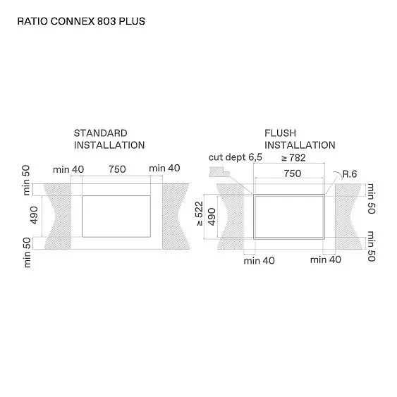 Варочная поверхность ELICA RATIO CONNEX 803 PLUS BL (PRF0199856)