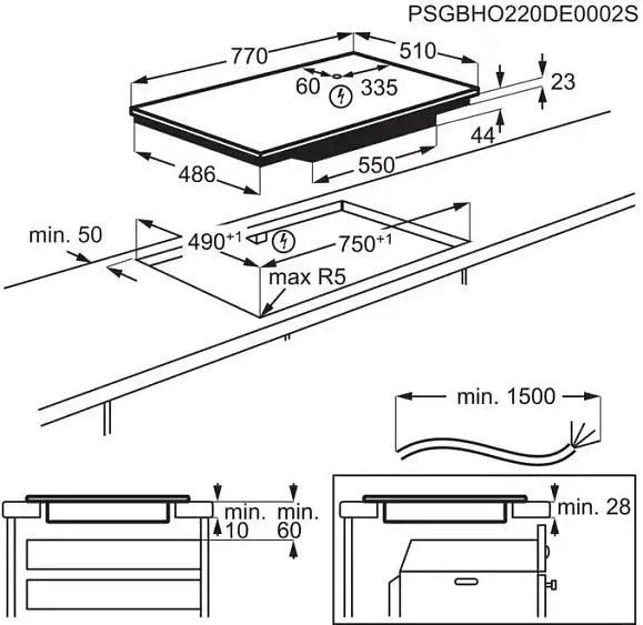 Варочная поверхность ELECTROLUX EIS8959