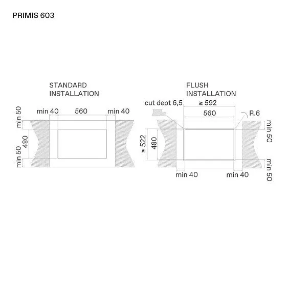 Варочная поверхность ELICA PRIMIS 603 BL (PRF0199860)