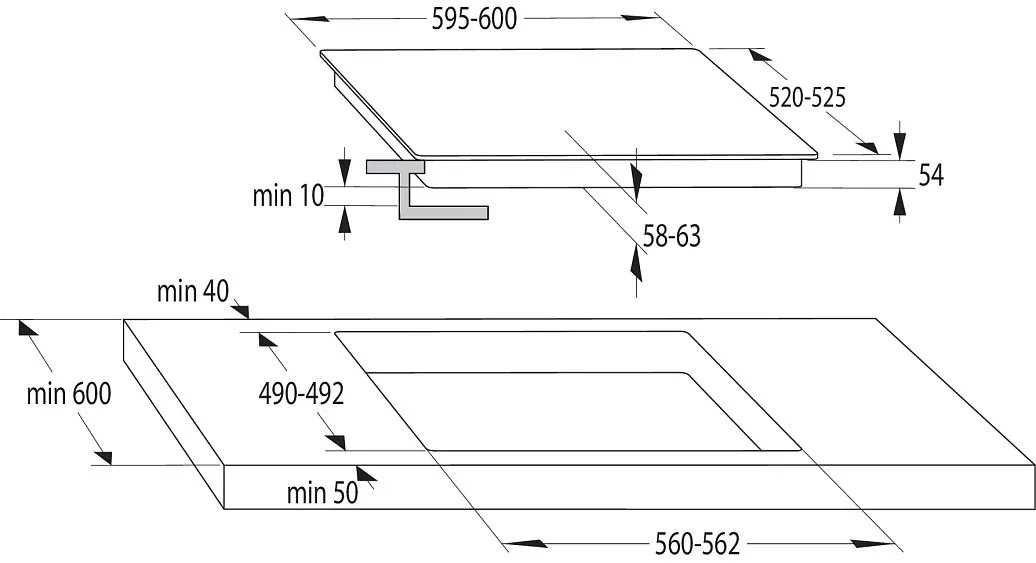 Варочная поверхность GORENJE GI6401BC