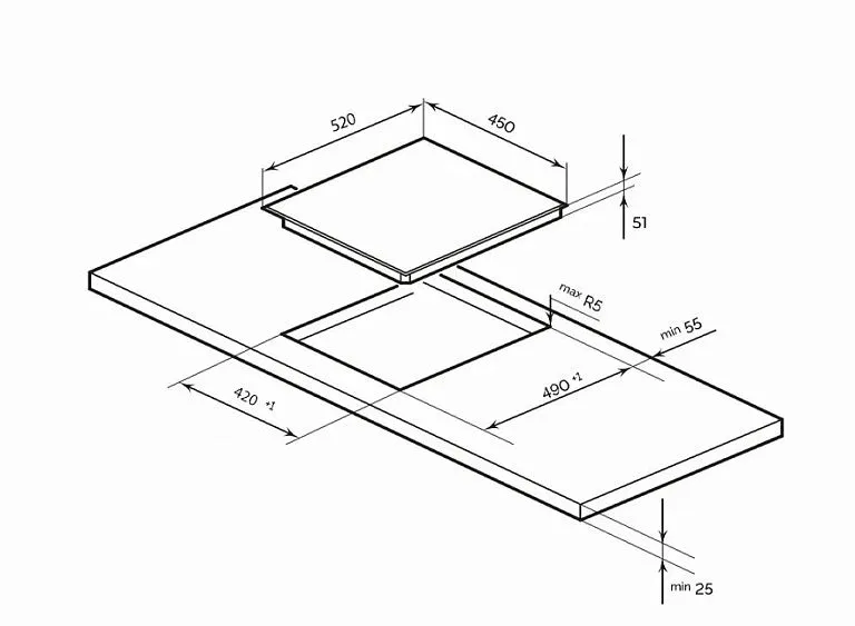 Варочная поверхность LEX HH 4531 BL