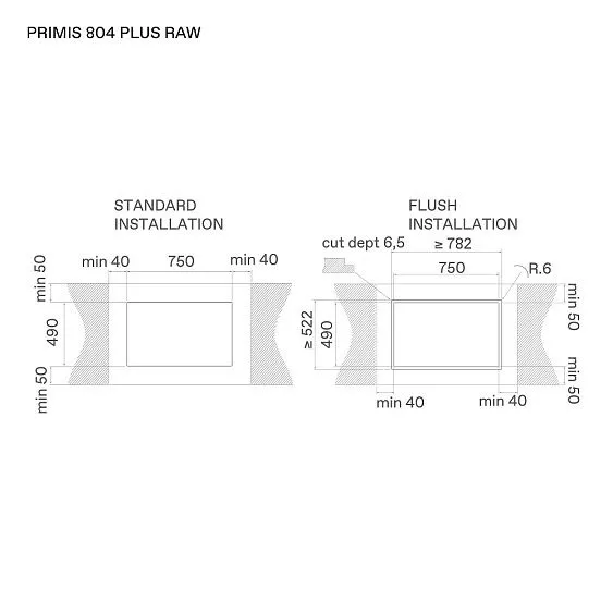 Варочная поверхность ELICA PRIMIS 804 PLUS BL (PRF0199862)