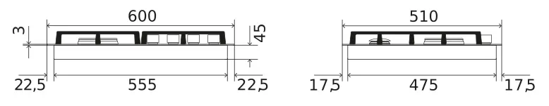 Варочная поверхность ILVE HCS60CK/SS