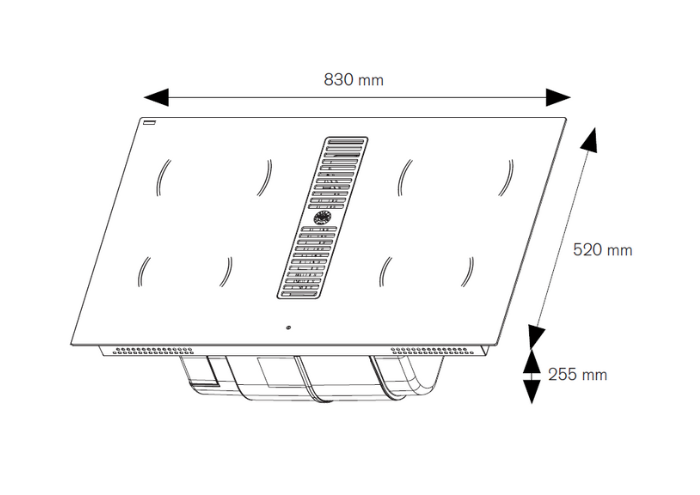 Варочная поверхность BERTAZZONI P804ICH30NP