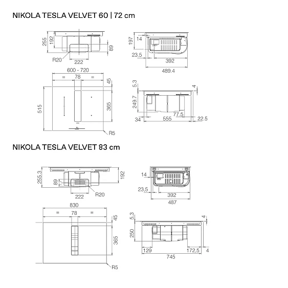 Варочная поверхность ELICA NIKOLATESLA VELVET BL/A/83 (PRF0196872)