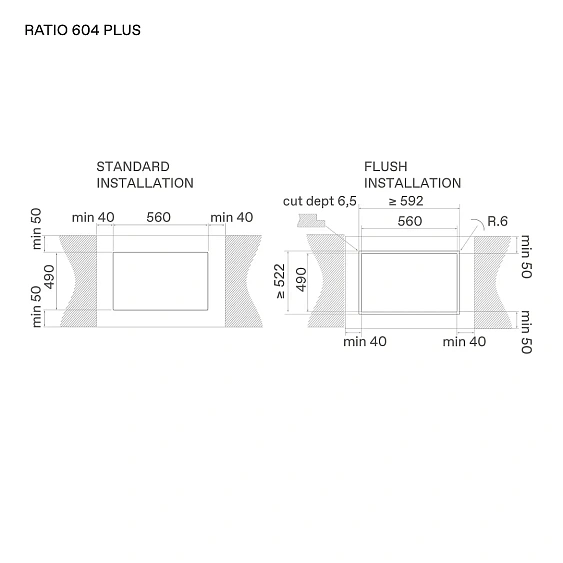 Варочная поверхность ELICA RATIO 604 PLUS BL (PRF0183903)