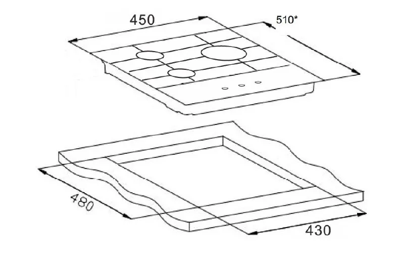 Варочная поверхность WEISSGAUFF HG 430 BFh