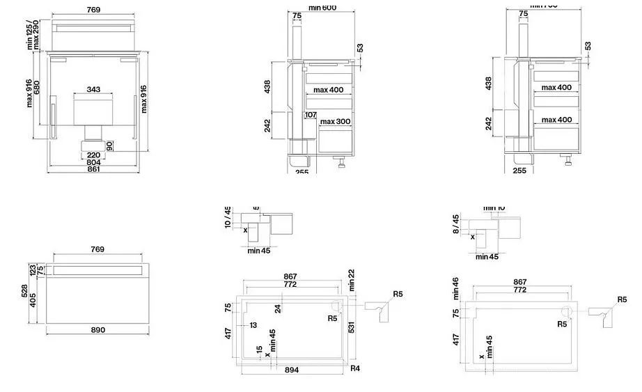 Варочная поверхность FALMEC LEVEL ONE (CLEW90.E3P2#EUN490F)