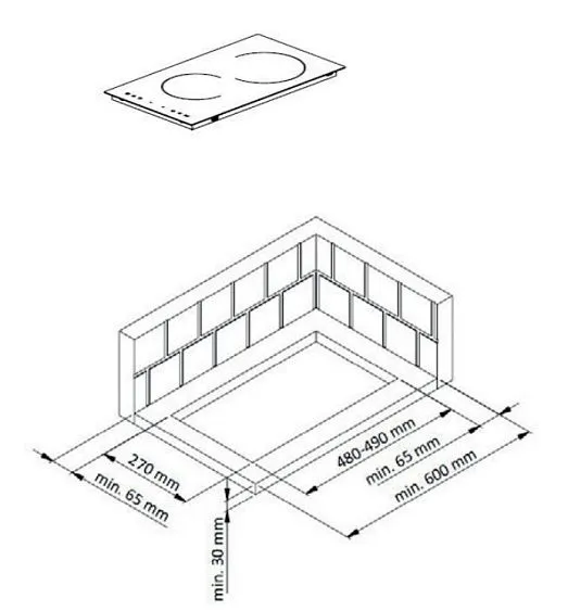 Варочная поверхность KRAFT KF-EH321CB