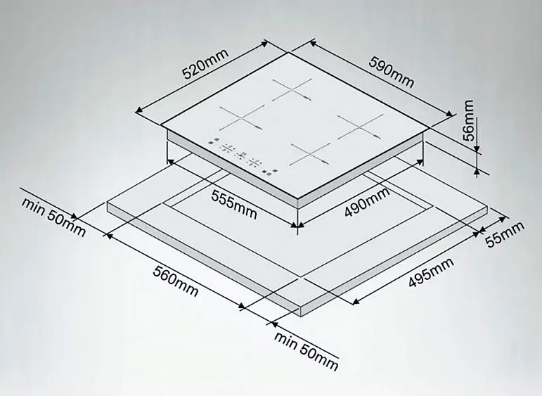 Варочная поверхность ARDO IM64BT2