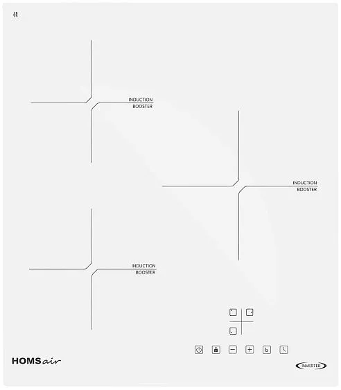 Варочная поверхность HOMSair HI43AWH