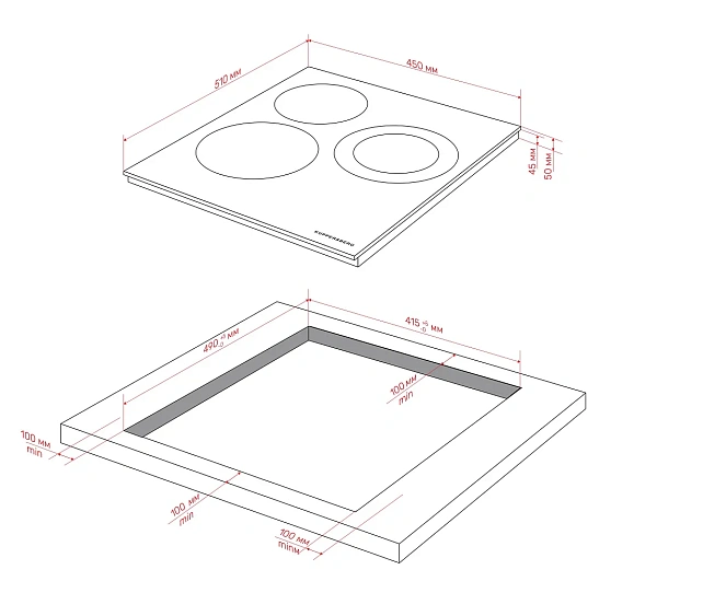 Варочная поверхность KUPPERSBERG ECO 400