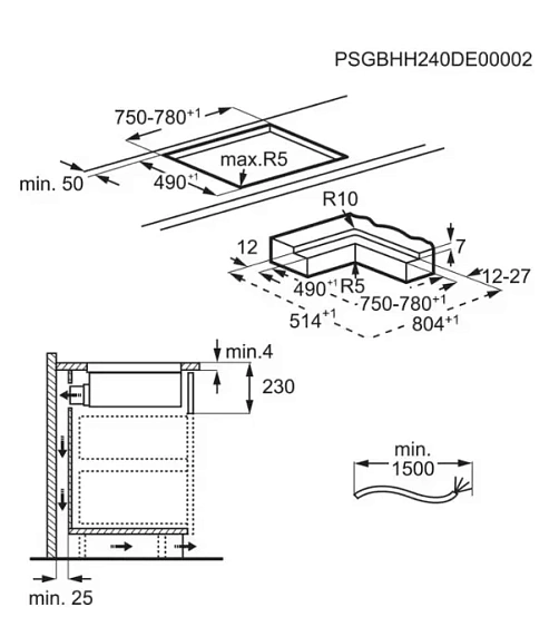 Варочная поверхность AEG TH84CC23CZ